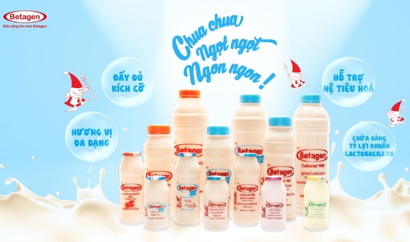 Sữa chua uống Betagen tốt cho sức khỏe